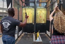 Master The Art of Axe Throwing Rusty Bull at Chucktown Activities